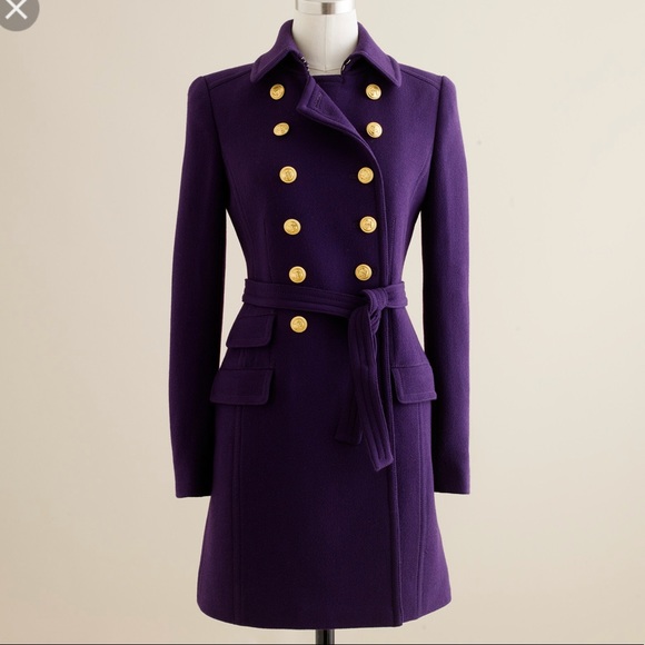 J. Crew Jackets & Blazers - J.Crew Townhouse Trench in Majestic Purple
